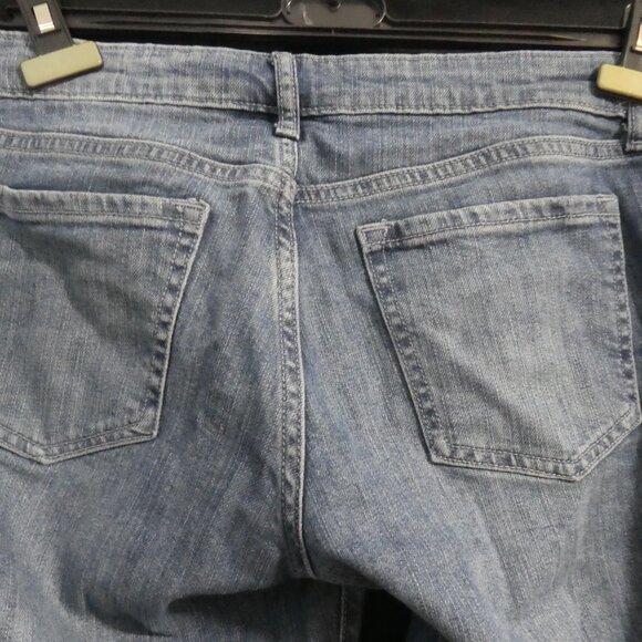 GAP - Skinny Roll Up | 4 / 27 R Regular Fit | Blue Washed Distressed Denim Jeans - Picture 11 of 16